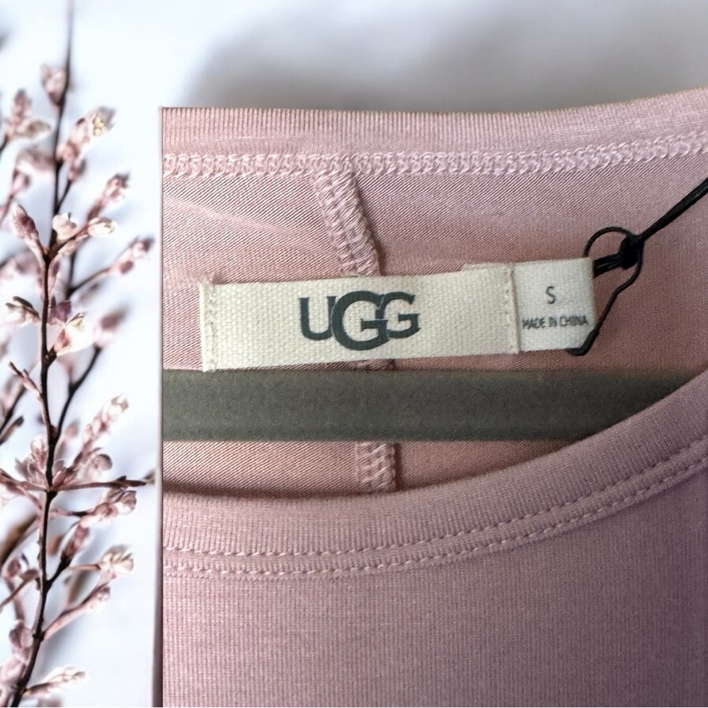 New UGG Pink Tee - Long Sleeve - Silky Ugg T-Shirt Top - Size Small - Color PCNY - Picture 7 of 15